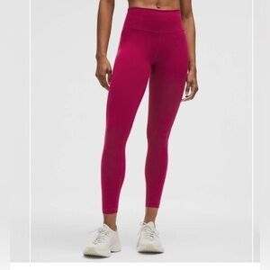 Lululemon Wunder Train Mesh Panel High-Rise Tight 25"